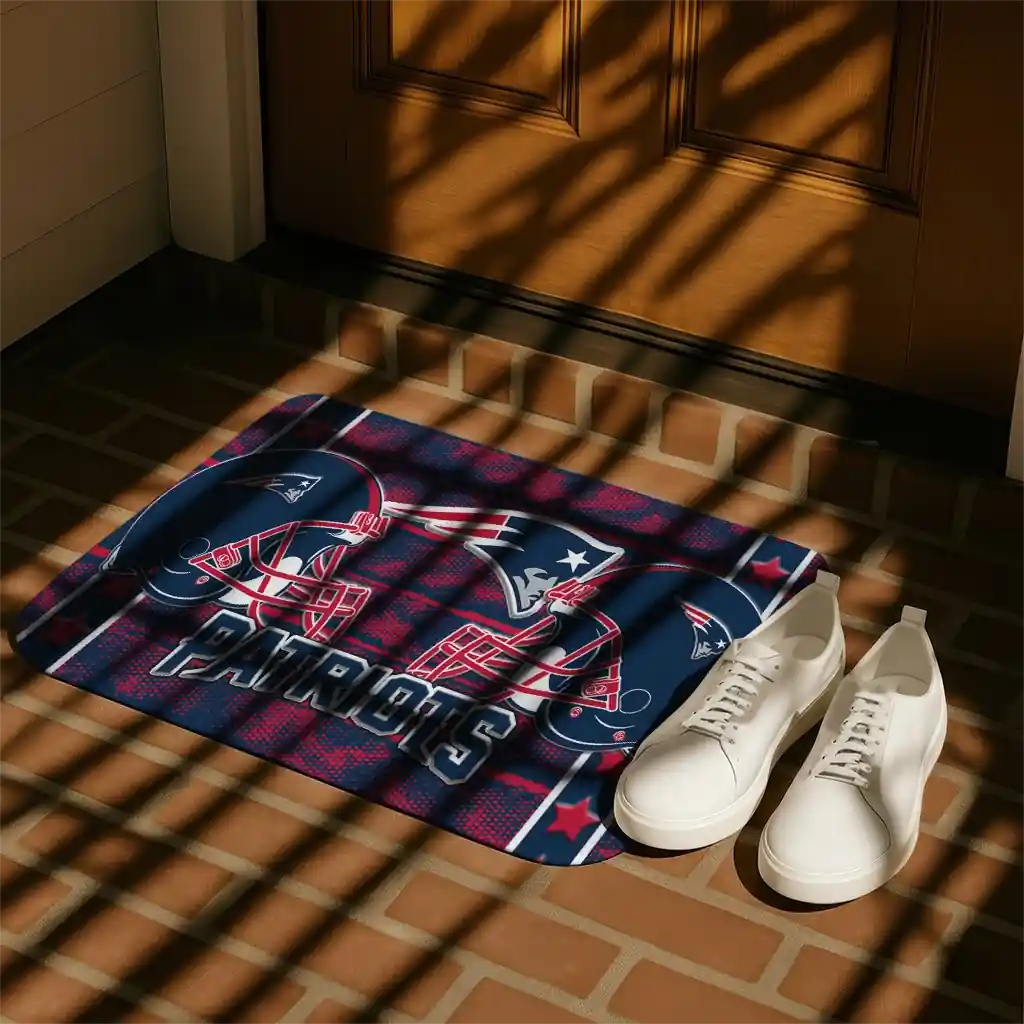 new-england-patriots-helmet-illustration-blue-doormat-trendy.webp