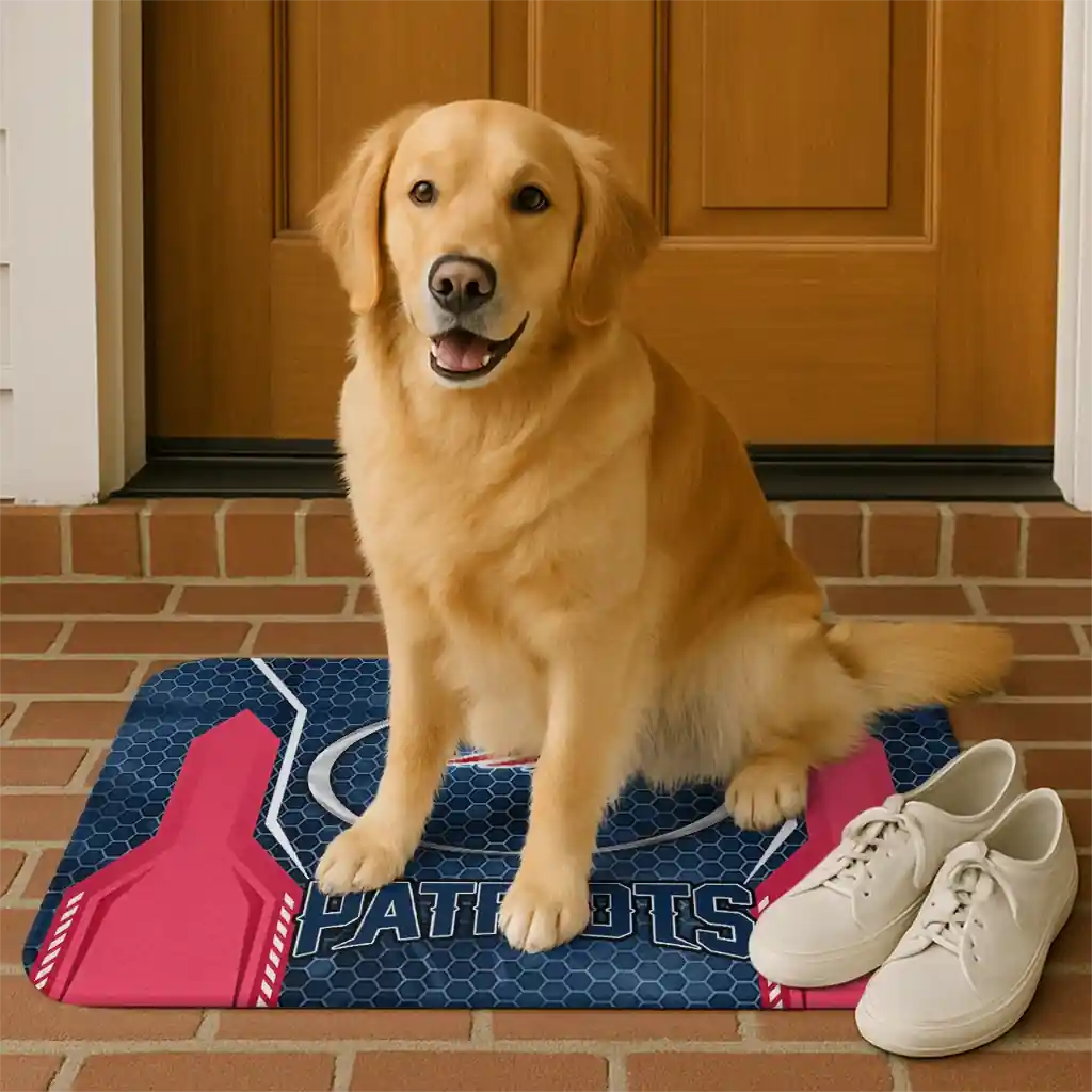 new-england-patriots-hexagon-oval-blue-doormat-high-quality.webp
