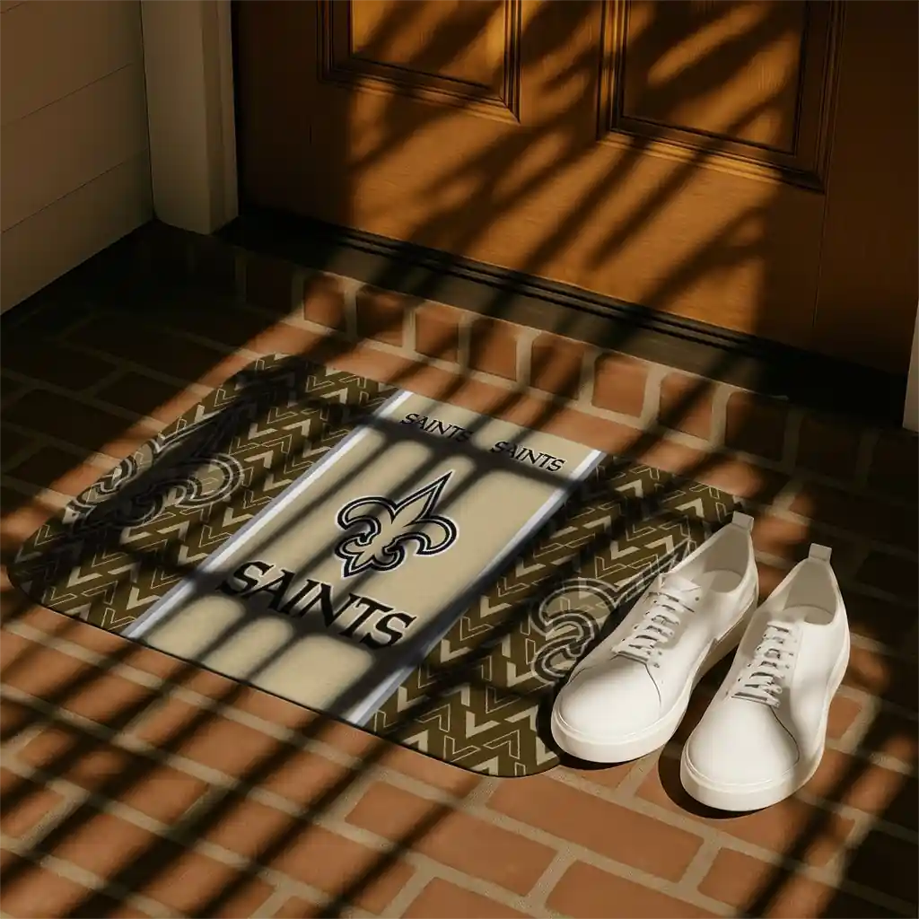 new-orleans-saints-chevron-stack-gold-doormat-trendy.webp