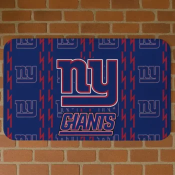 Blue Bolt Row New York Giants Doormat - Non-Slip Fan Mat