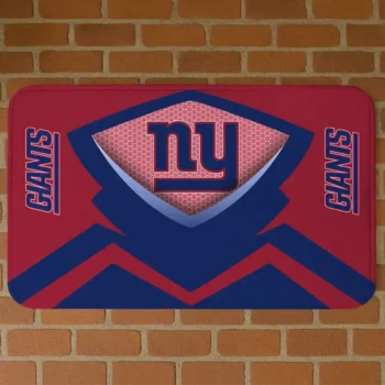 Blue Ninja Mesh New York Giants Doormat - Non-Slip Fan Mat