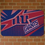 Blue Sharp Flash New York Giants Doormat - Non-Slip Fan Mat
