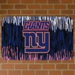 Blue Vertical Flow New York Giants Doormat - Non-Slip Fan Mat