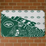 Green Football Pride New York Jets Doormat - Non-Slip Fan Mat