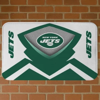 Green Ninja Mesh New York Jets Doormat - Non-Slip Fan Mat