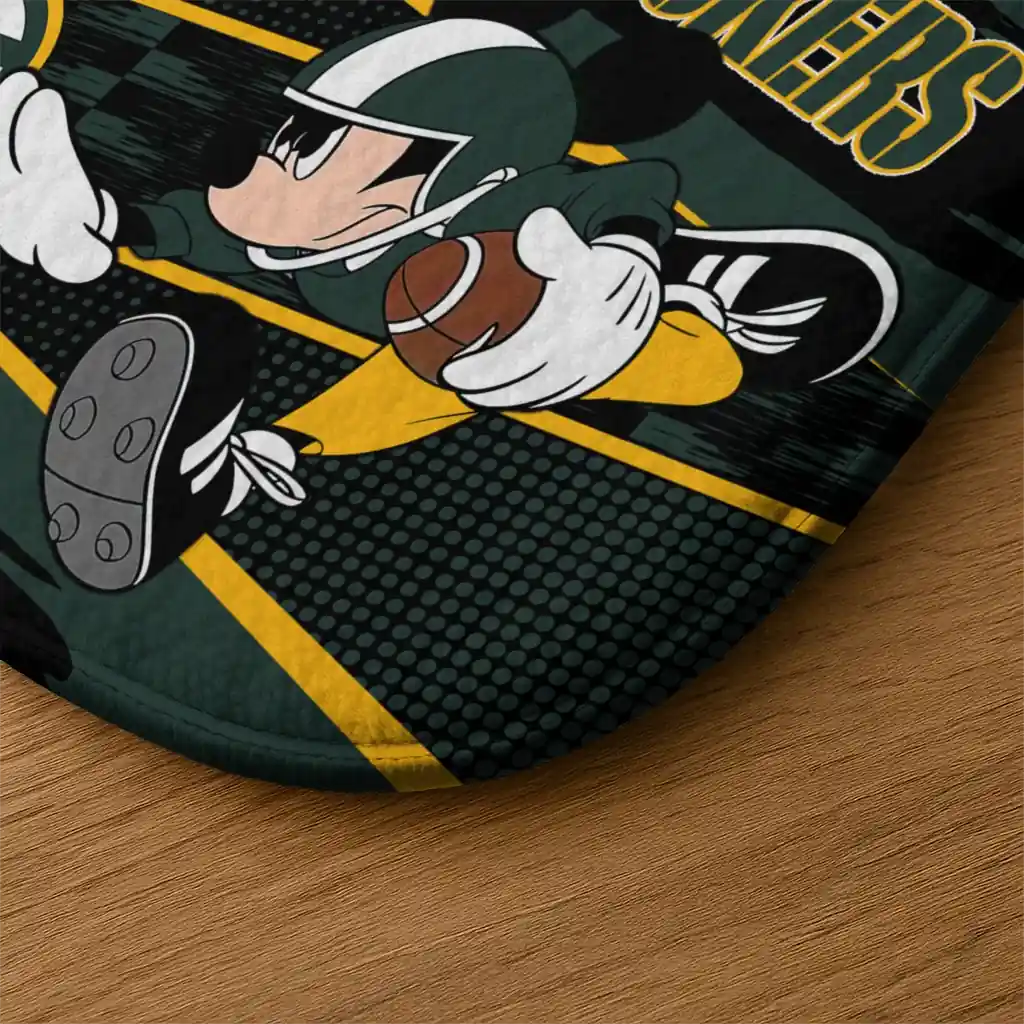 personalized-green-bay-packers-mickey-quarterback-green-black-doormat-latest-model.webp
