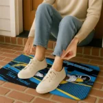 personalized-los-angeles-chargers-mickey-quarterback-blue-black-doormat-best-selling.webp
