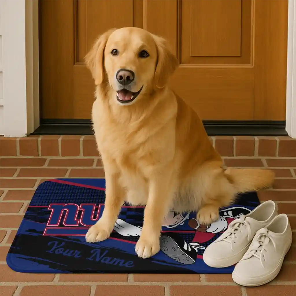 personalized-new-york-giants-mickey-quarterback-blue-black-doormat-high-quality.webp