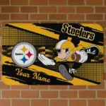 personalized-pittsburgh-steelers-mickey-quarterback-gold-black-doormat-best-selling.webp