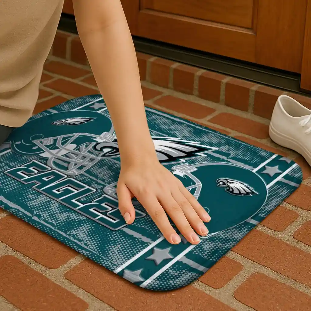 philadelphia-eagles-helmet-illustration-green-doormat-premium-grade.webp