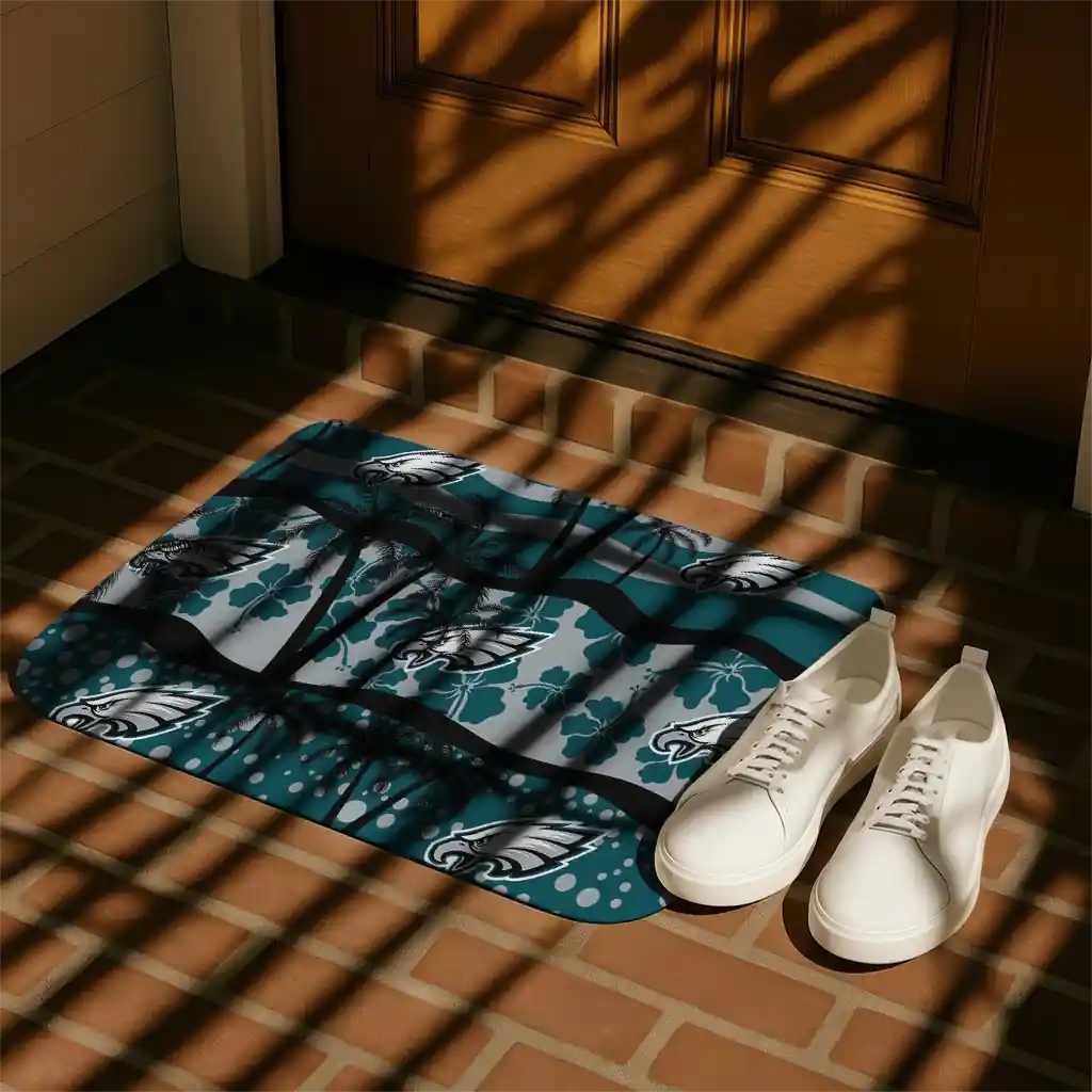 philadelphia-eagles-palm-silhouette-green-black-doormat-trendy.webp