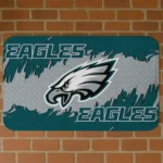 Green Plate Rip Philadelphia Eagles Doormat - Non-Slip Fan Mat