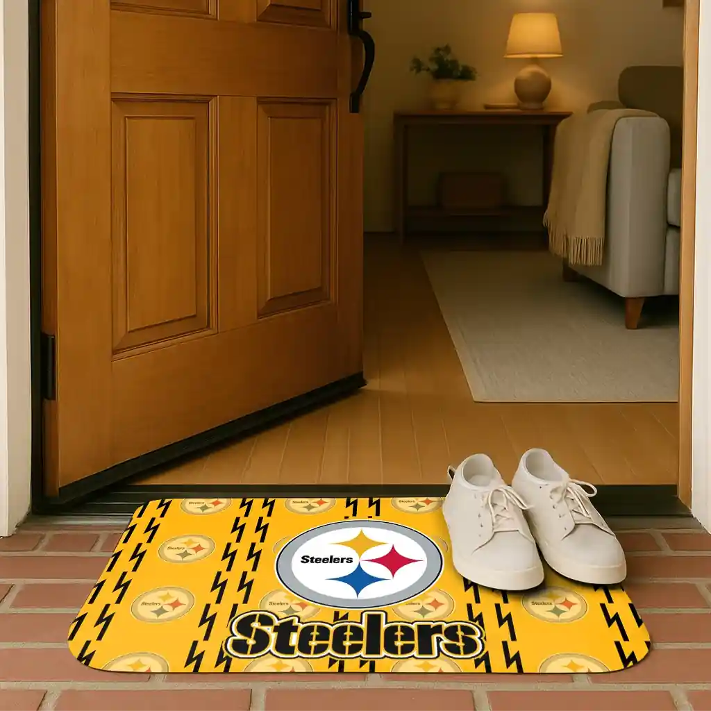pittsburgh-steelers-bolt-row-gold-doormat-fashion-forward.webp