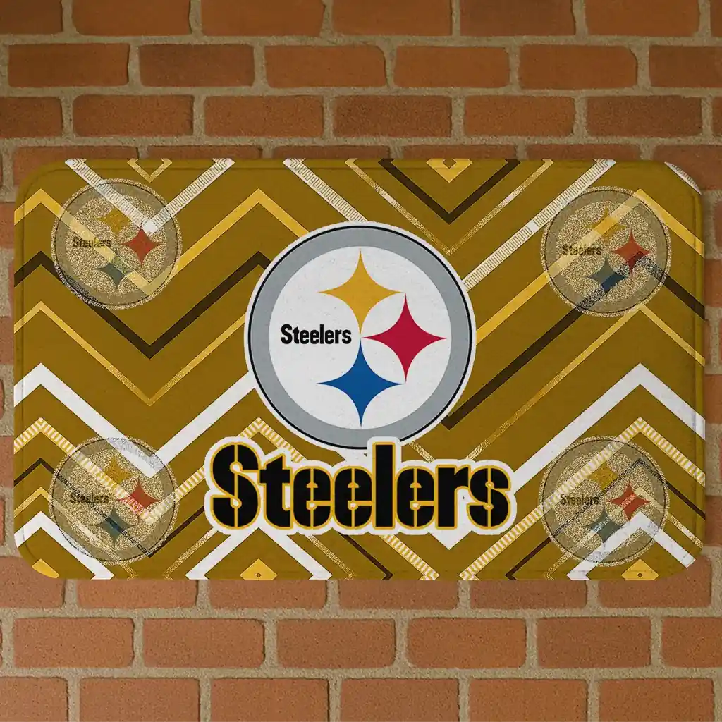 pittsburgh-steelers-chevron-geometrics-gold-doormat-best-selling.webp pittsburgh steelers chevron geometrics gold doormat best selling