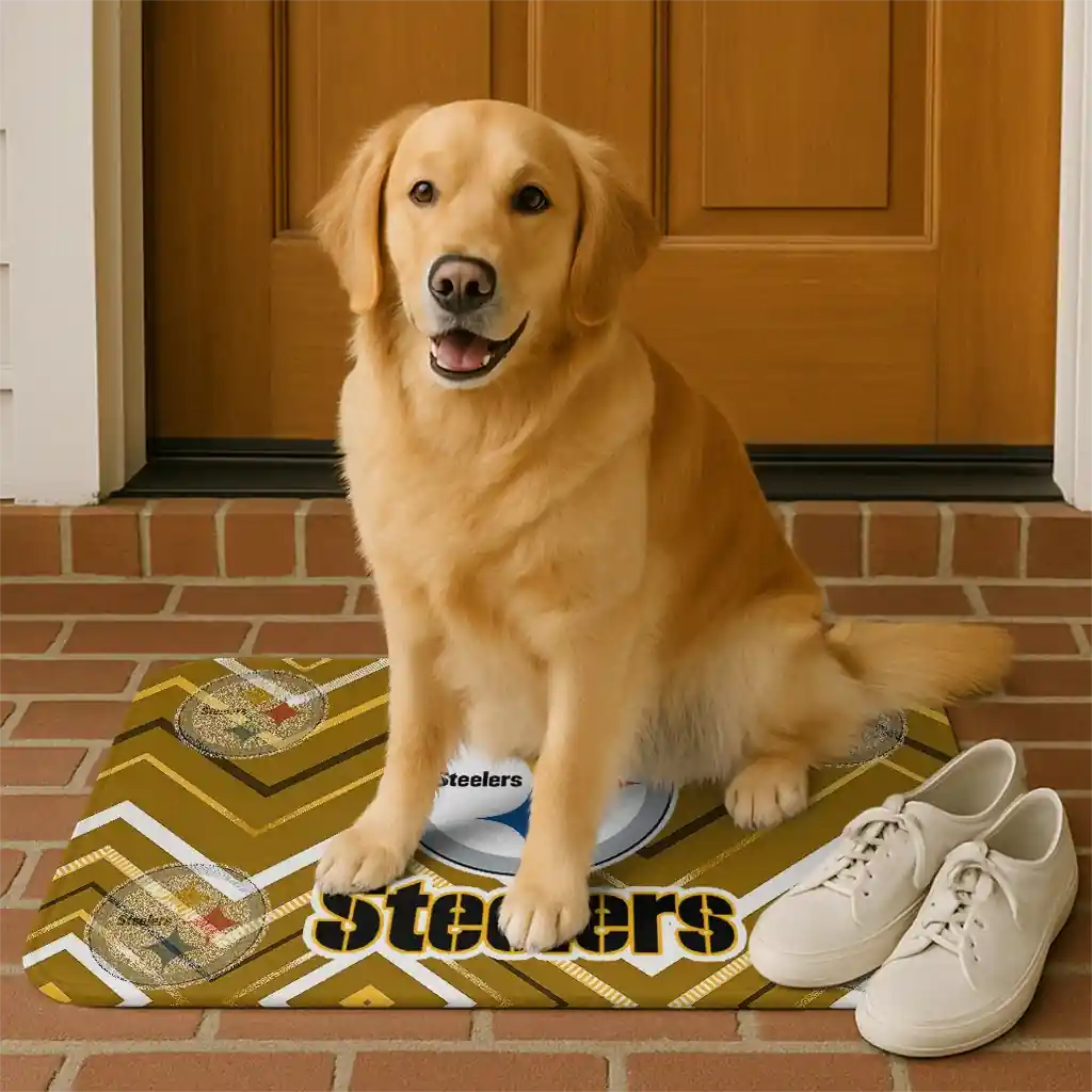 pittsburgh-steelers-chevron-geometrics-gold-doormat-high-quality.webp