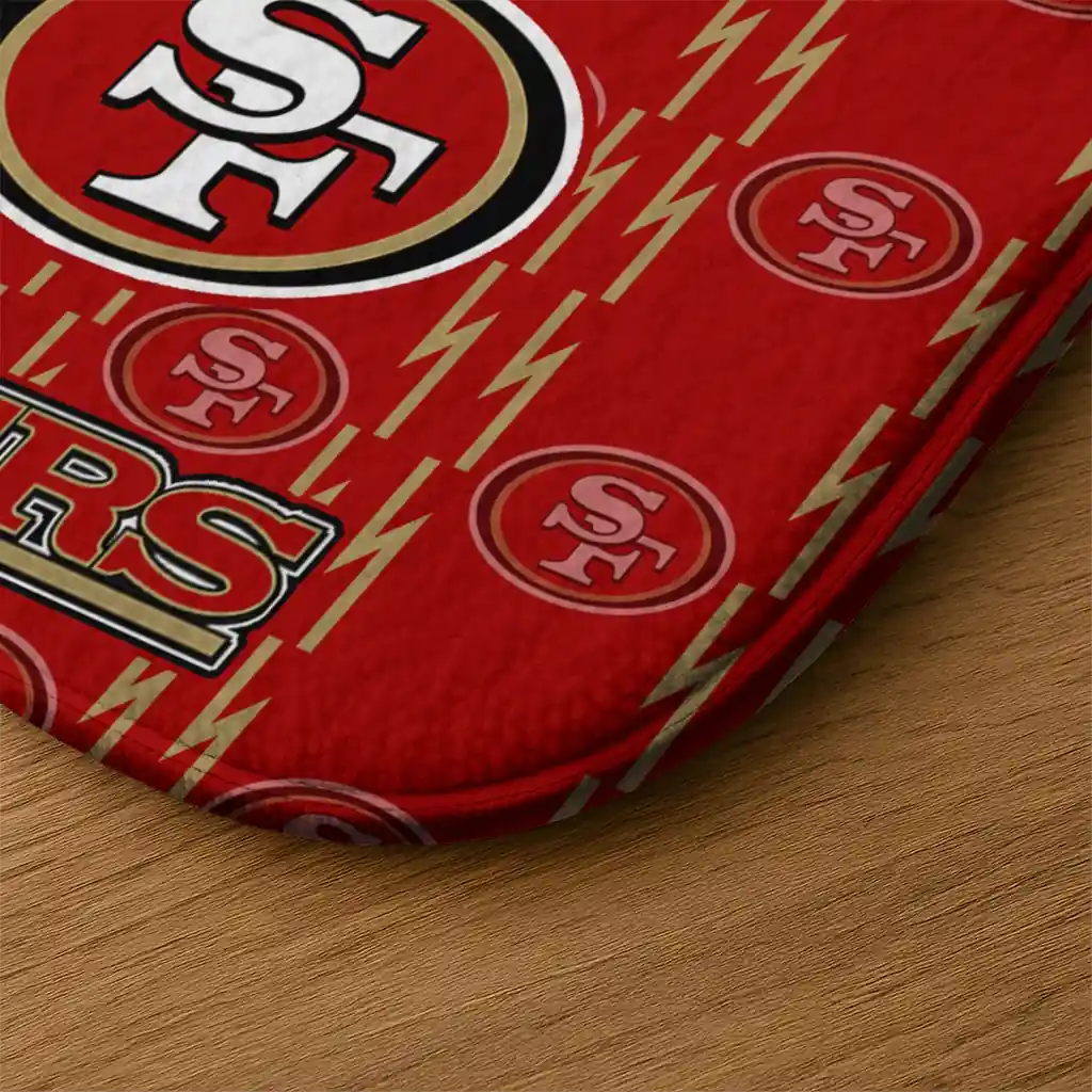 san-francisco-49ers-bolt-row-red-doormat-latest-model.webp