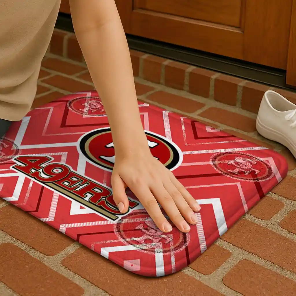 san-francisco-49ers-chevron-geometrics-red-doormat-premium-grade.webp