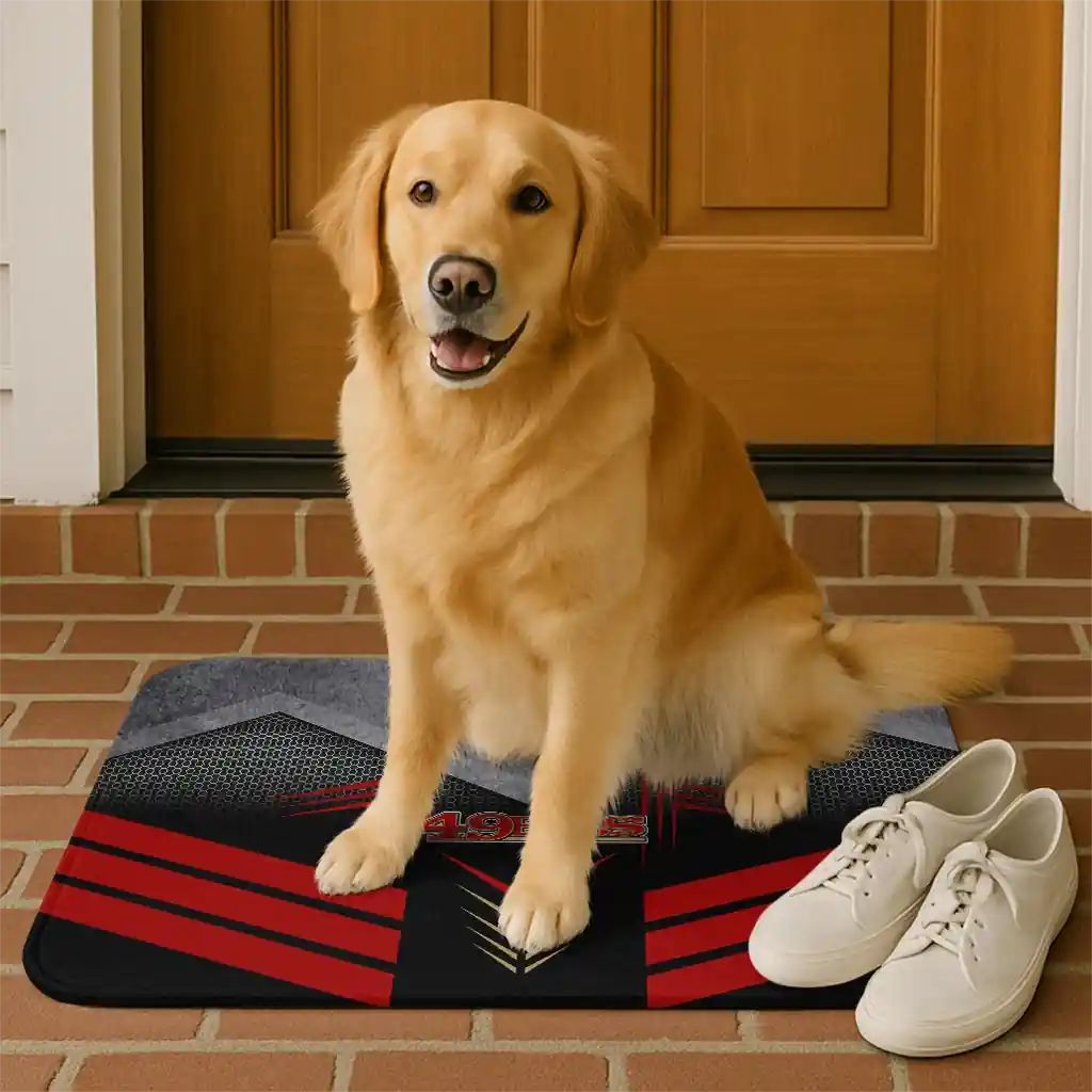 san-francisco-49ers-chevron-points-red-black-doormat-high-quality.webp