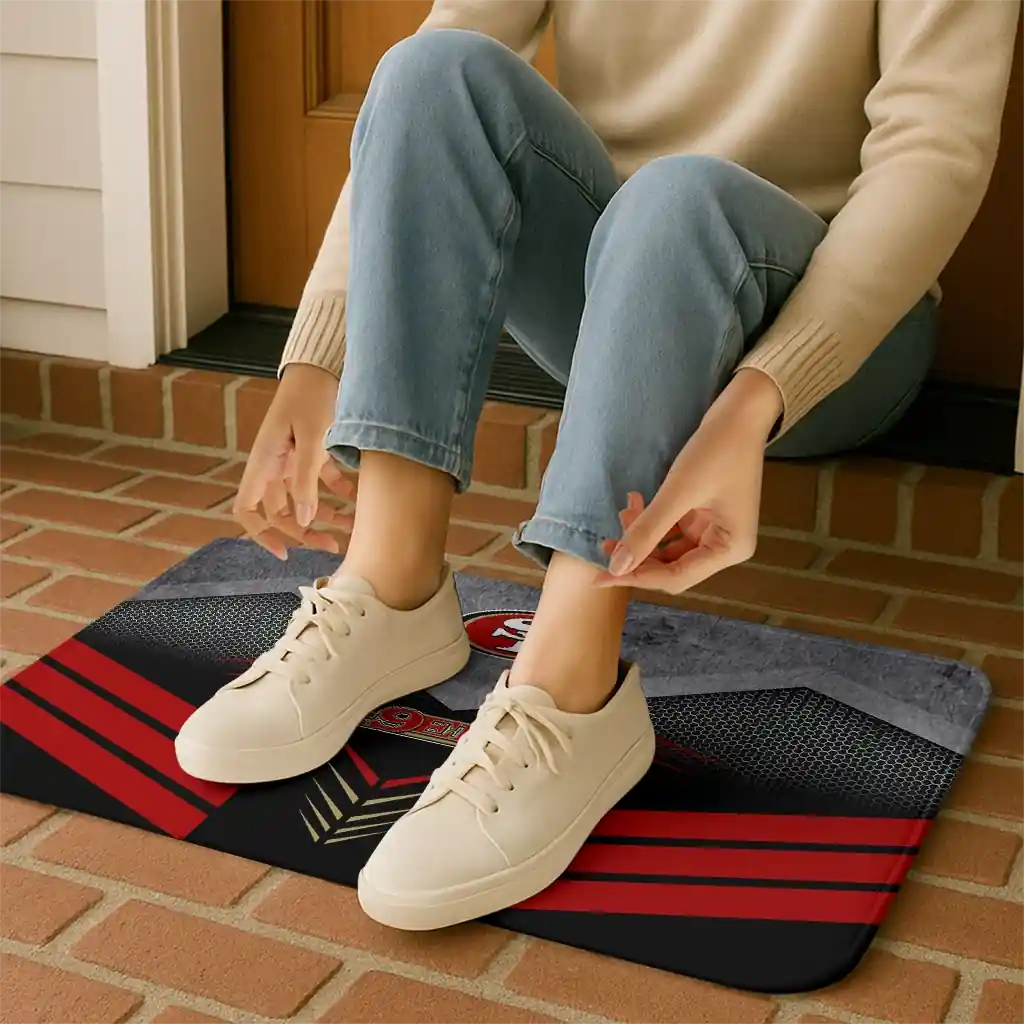 san-francisco-49ers-chevron-points-red-black-doormat-top-rated.webp