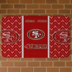 san-francisco-49ers-chevron-stack-red-doormat-best-selling.webp