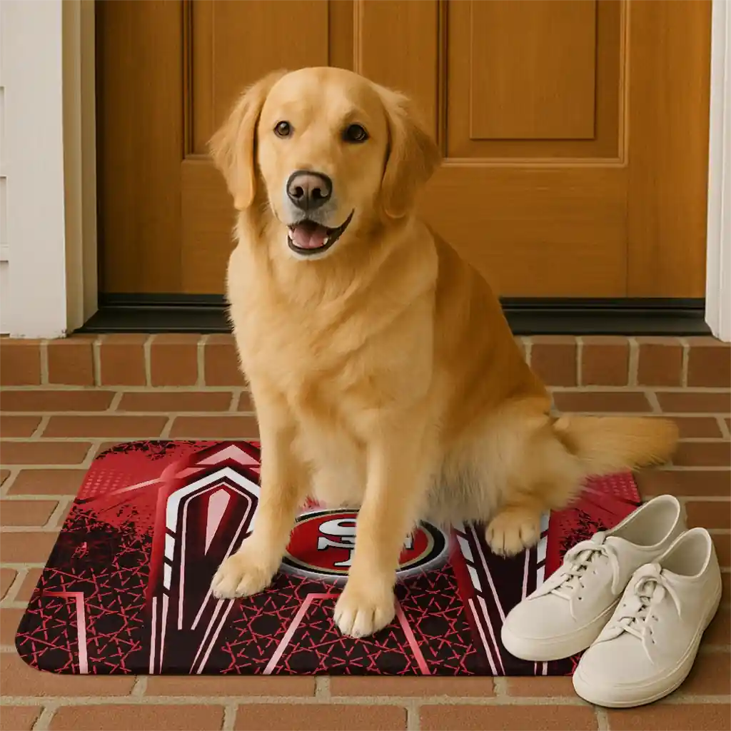 san-francisco-49ers-graphic-stripes-red-doormat-high-quality.webp