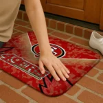 san-francisco-49ers-layered-lines-red-doormat-best-selling.webp
