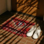 san-francisco-49ers-layered-lines-red-doormat-best-selling.webp