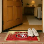 san-francisco-49ers-pixel-blur-red-doormat-best-selling.webp