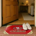 san-francisco-49ers-silver-halftone-red-doormat-best-selling.webp
