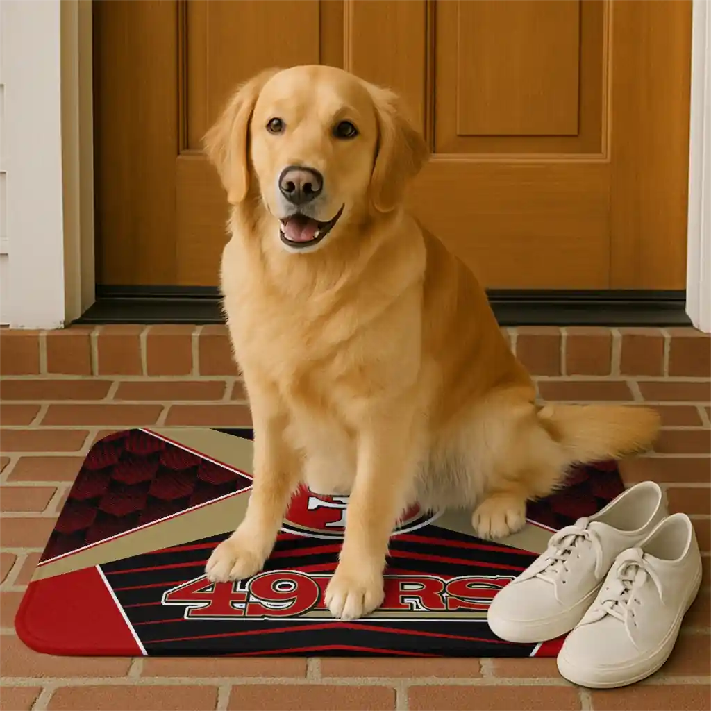 san-francisco-49ers-techno-camo-red-black-doormat-high-quality.webp