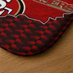 san-francisco-49ers-tribal-detailing-red-black-doormat-best-selling.webp