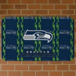 Blue Bolt Row Seattle Seahawks Doormat - Non-Slip Fan Mat