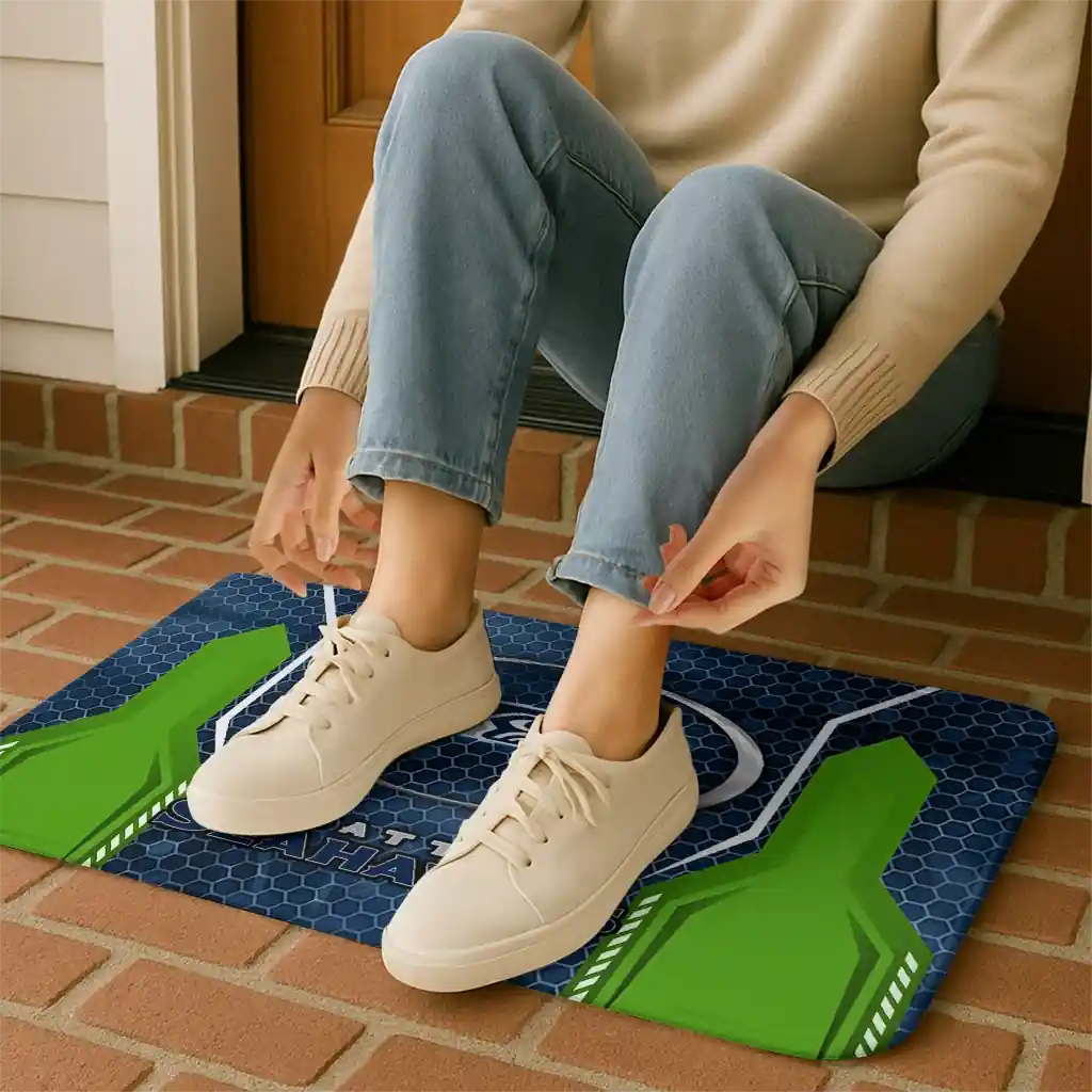 seattle-seahawks-hexagon-oval-blue-doormat-top-rated.webp