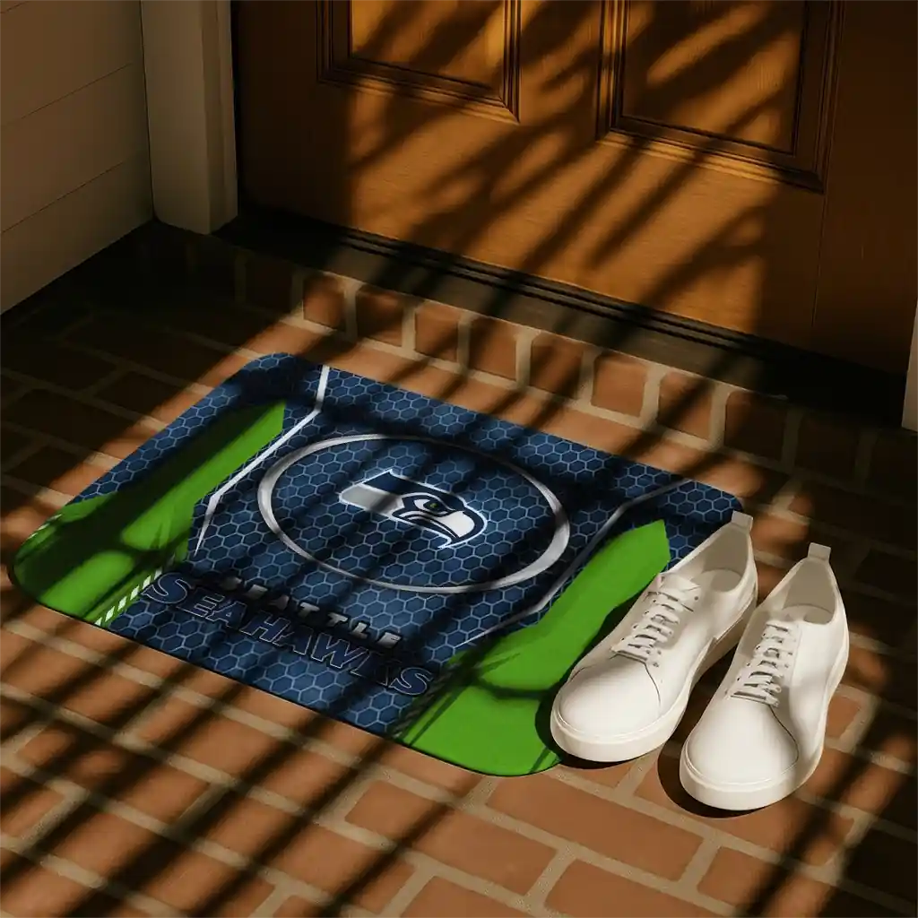 seattle-seahawks-hexagon-oval-blue-doormat-trendy.webp