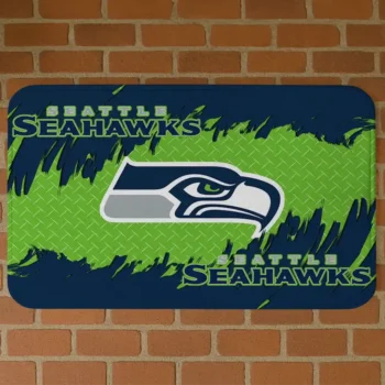 Blue Plate Rip Seattle Seahawks Doormat - Non-Slip Fan Mat