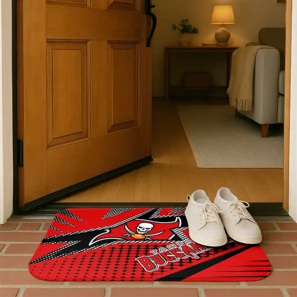 tampa-bay-buccaneers-sharp-flash-red-doormat-fashion-forward.webp