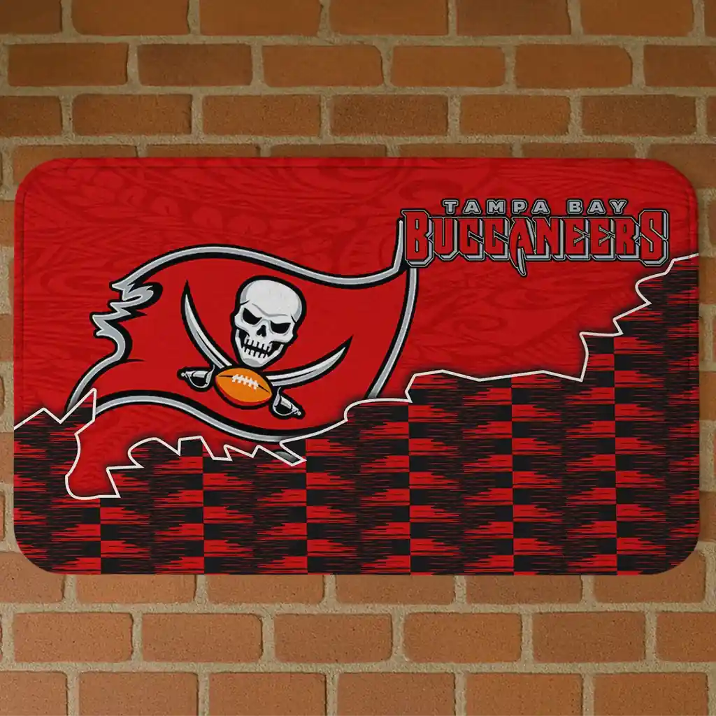 tampa-bay-buccaneers-tribal-detailing-red-black-doormat-best-selling.webp tampa bay buccaneers tribal detailing red black doormat best selling