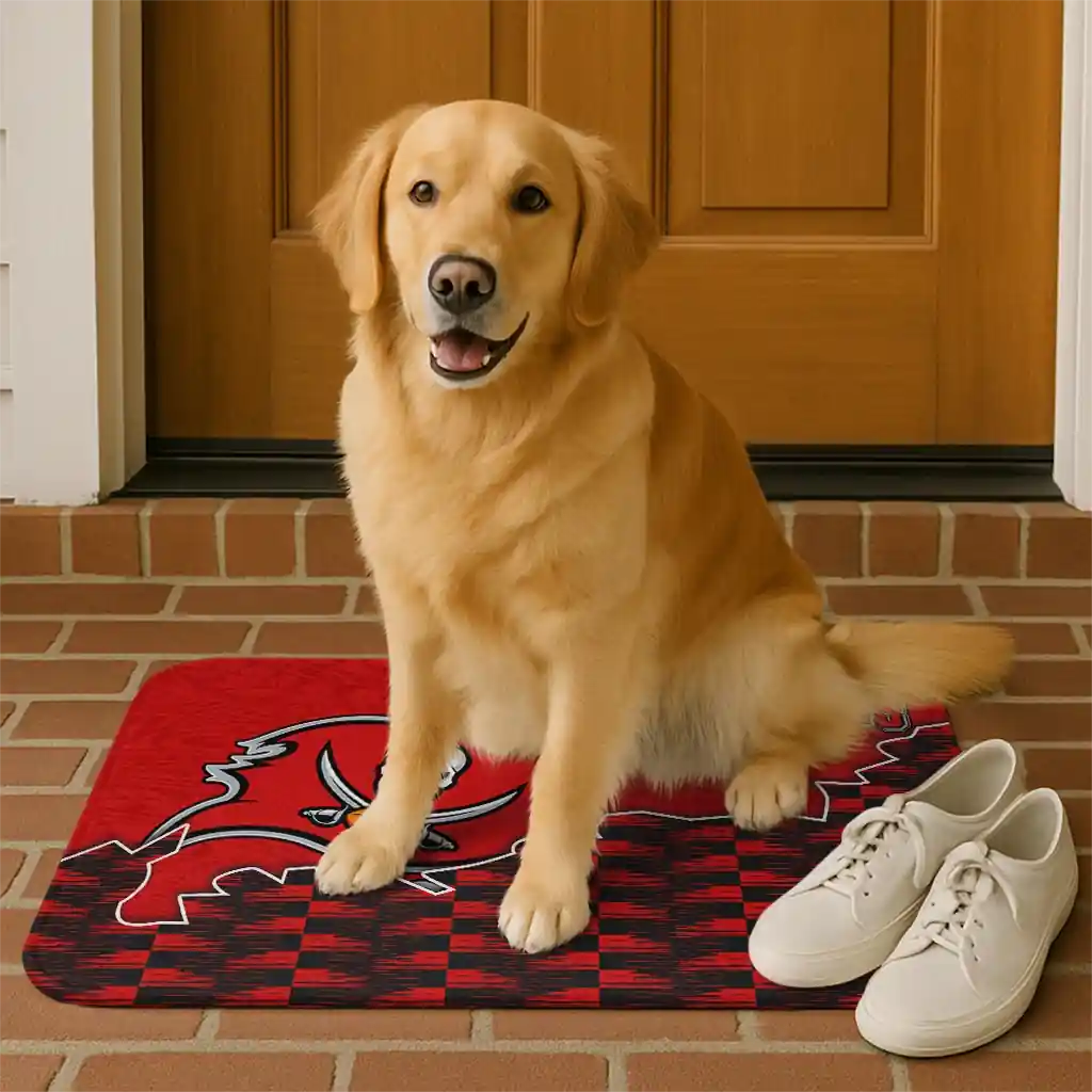 tampa-bay-buccaneers-tribal-detailing-red-black-doormat-high-quality.webp