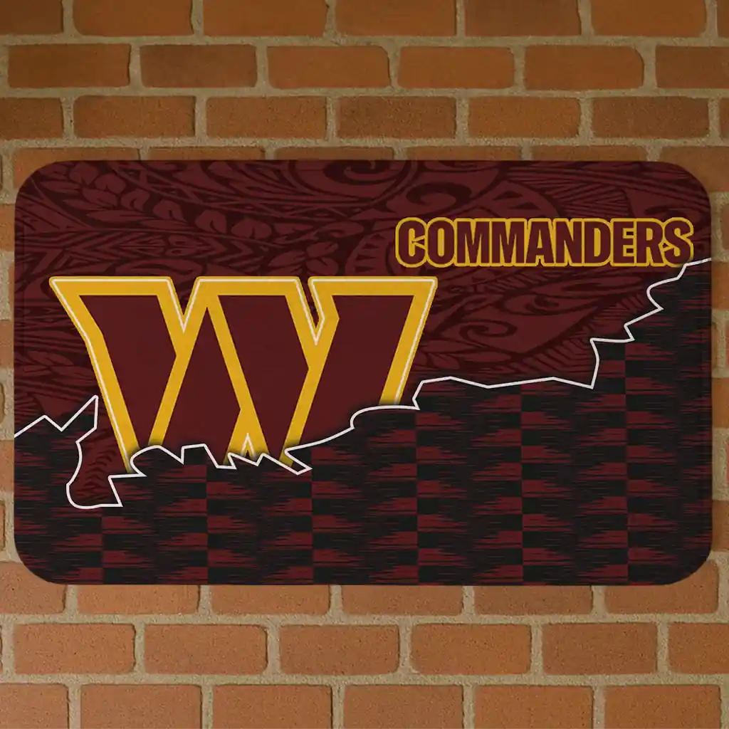 washington-commanders-tribal-detailing-burgundy-black-doormat-best-selling.webp washington commanders tribal detailing burgundy black doormat best selling